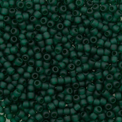 Toho Round Seed Bead 11/0 Transparent Matte Jade 2.5-inch Tube (939F)