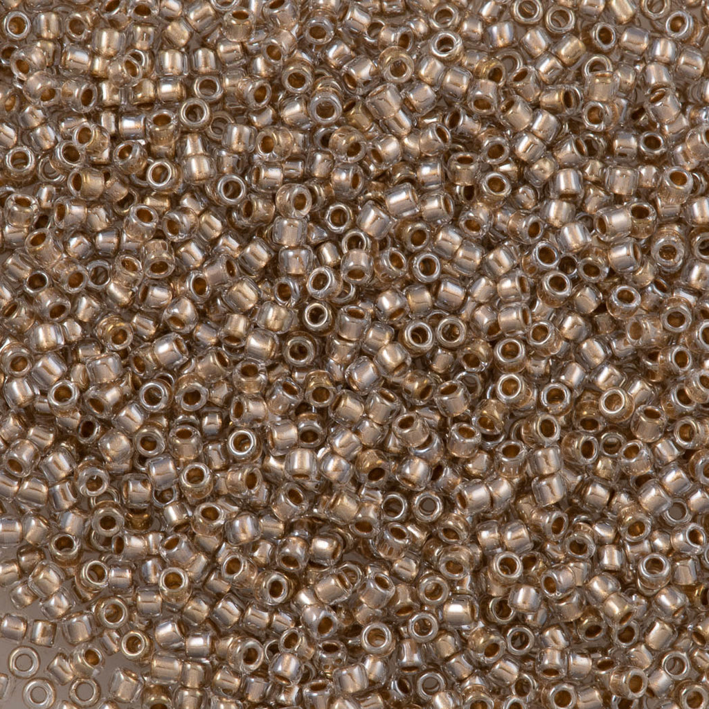 Toho Round Seed Bead 15/0 Inside Color Lined Gold (989)