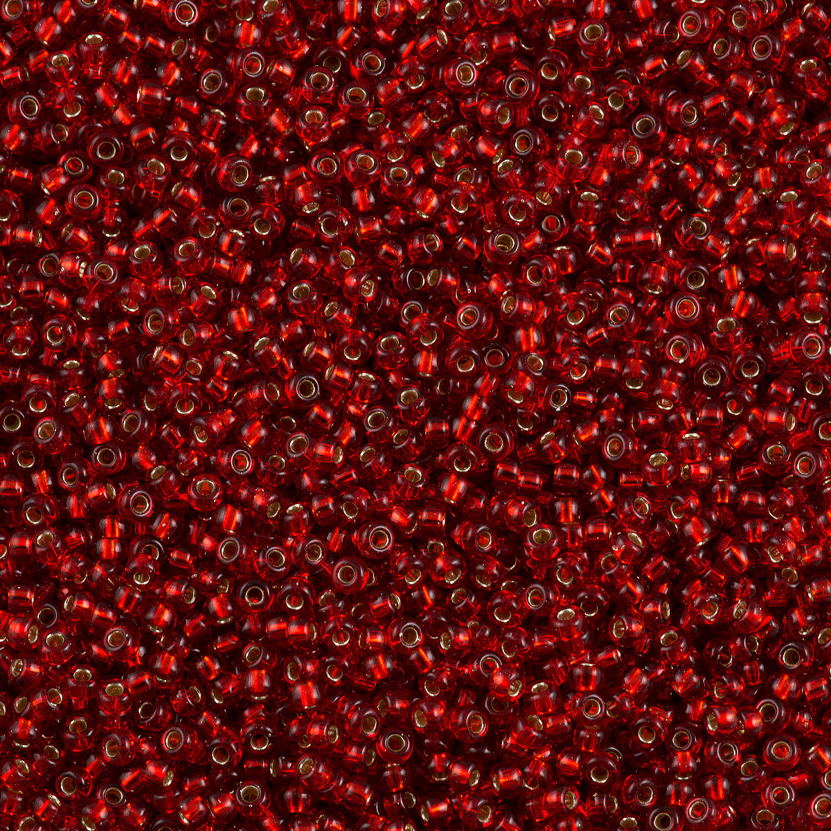 Miyuki Round Seed Bead 8/0 Silver Lined Ruby 22g Tube (11)