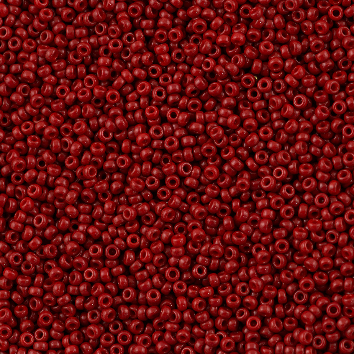 Miyuki Round Seed Bead 15/0 Opaque Dyed Maroon 2-inch Tube (1464)