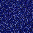 Miyuki Round Seed Bead 15/0 Dyed Semi Matte Silver Lined Violet 2-inch Tube (1647)