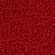 Miyuki Round Seed Bead 15/0 Matte Opaque Dark Red 2-inch Tube (408F)