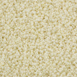 Miyuki Round Seed Bead 15/0 Cream Ceylon 2-inch Tube (594)