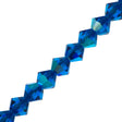 72 Preciosa Crystal 6mm Bicone Bead Capri Blue AB (60310AB)

