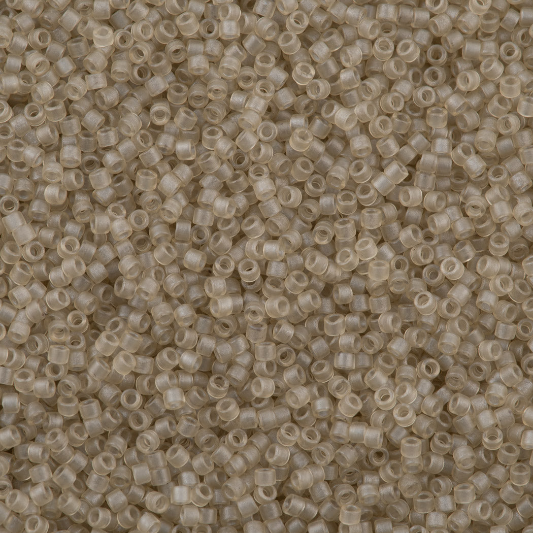 25g Miyuki Delica Seed Bead 11/0 Matte Linen DB383
