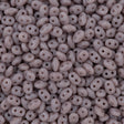 Super Duo 2x5mm Two Hole Beads Opaque Purple (23020)