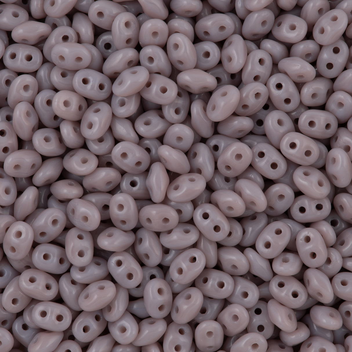 Super Duo 2x5mm Two Hole Beads Opaque Purple (23020)