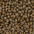 Super Duo 2x5mm Two Hole Beads Opaque Grey Picasso (43020T)