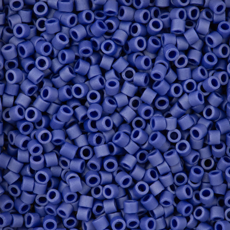 Miyuki Delica Seed Bead 10/0 Matte Opaque Luster Cobalt DBM361