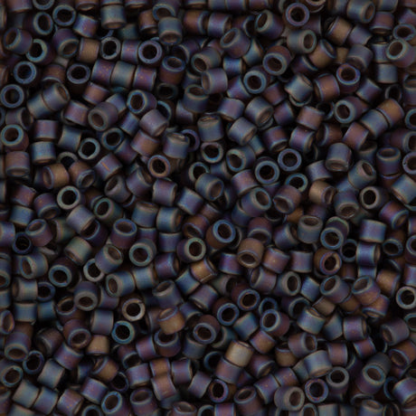 Miyuki Delica Seed Bead 10/0 Matte Transparent Light Plum AB DBM865