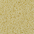 25g Miyuki Delica Seed Bead 11/0 Opaque Glazed Whip Butter DB1491