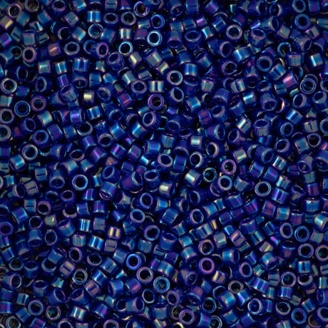 Miyuki Delica Seed Bead 11/0 Opaque Cobalt AB DB165