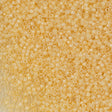 25g Miyuki Delica seed bead 11/0 Fancy Inside Dyed Cream DB2371