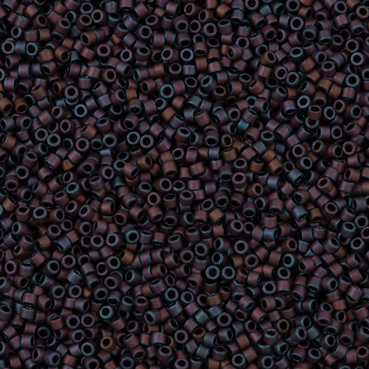 25g Miyuki Delica seed bead 11/0 Matte Metallic Copper DB312