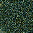 50g Miyuki Round Seed Bead 11/0 Silver Lined Olive AB (1026)