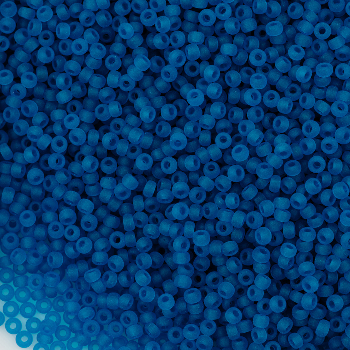 50g Miyuki Round Seed Bead 11/0 Matte Capri Blue (149F)