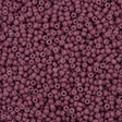 50g Miyuki Round Seed Bead 11/0 Opaque Matte Dyed Old Rose (2046)
