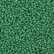 50g Miyuki Round Seed Bead 11/0 Duracoat Matte Galvanized Dark Mint Green (4214F)