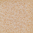 Miyuki Round Seed Bead 15/0 Inside Color Lined Pale Peach AB (281)