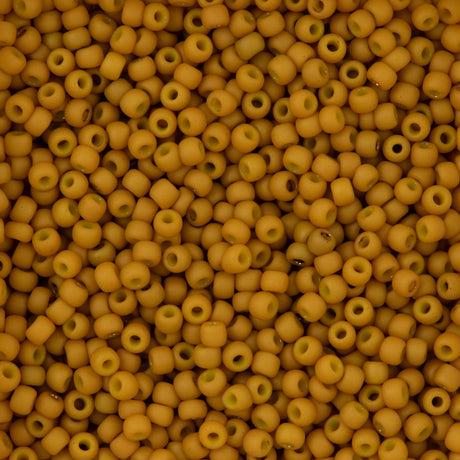 Toho Round Seed Bead 11/0 Opaque Matte Yellow Gold (1623F)