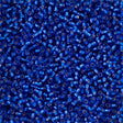 Toho Round Seed Bead 15/0 Silver Lined Cobalt (28)