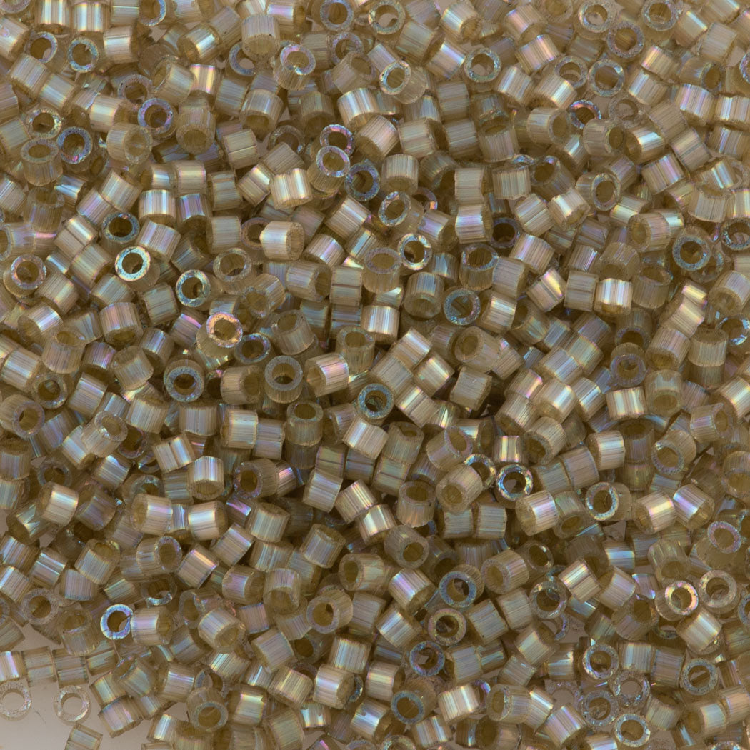 ブレビカリックス 25g Miyuki Delica Seed Bead 11/0 Silk Inside Dyed Cactus AB DB1876