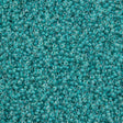 Miyuki Round Seed Bead 15/0 Inside Color Lined Turquoise Green AB 2-inch Tube (2208)