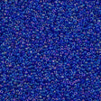 Miyuki Round Seed Bead 15/0 Cobalt Lined Aqua AB 2-inch Tube (353)