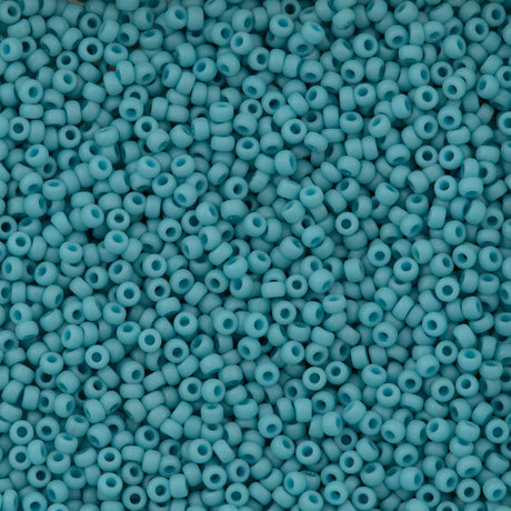 Miyuki Round Seed Bead 11/0 Opaque Matte Seafoam Blue (2029)