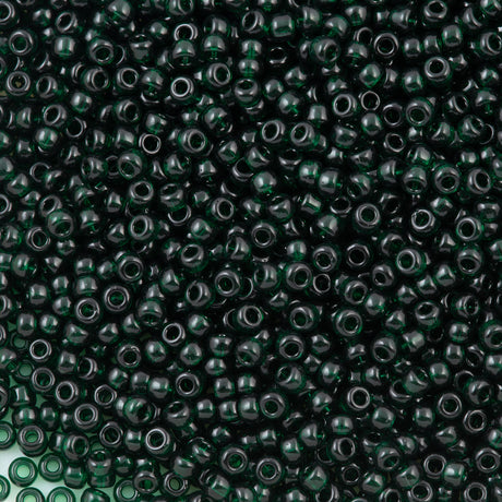 Miyuki Round Seed Bead 8/0 Transparent Emerald (156)