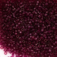 25g Miyuki Delica seed bead 11/0 Transparent Dyed Burgundy Wine DB1312