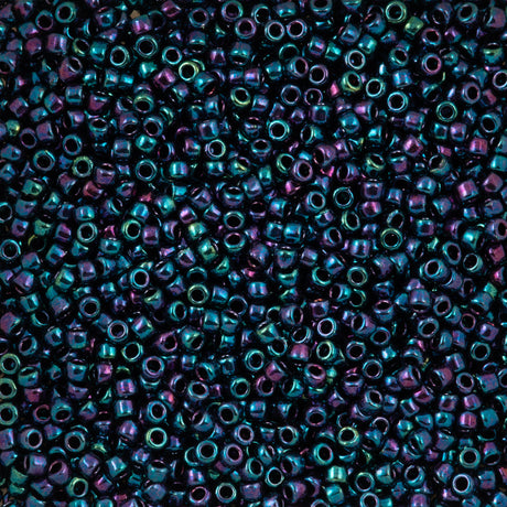 Toho Round Seed Bead 15/0 Midnight Iris (505)