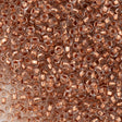 Czech Seed Bead 8/0 Copper Lined Crystal (68105)