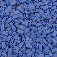 Miyuki Half Tila Seed Bead Matte Opaque Periwinkle AB 10g (417LFR)