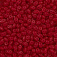 Super Duo 2x5mm Two Hole Beads Opal Red (91250)