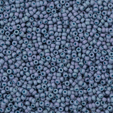 Miyuki Round Seed Bead 11/0 Opaque Matte Blue Lilac (2030)