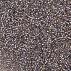 25g Miyuki Delica Seed Bead 11/0 Inside Dyed Color Mauve Cement  DB1772