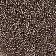 25g Miyuki Delica Seed Bead 11/0 Duracoat Dyed Semi-Matte Silver Lined Bramble DB2184