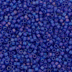 Miyuki Delica Seed Bead 11/0 Matte Transparent Cobalt AB DB864