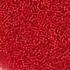 50g Toho Round Seed Beads 11/0 Silver Lined Ruby (25B)