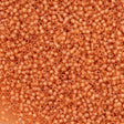 50g Toho Round Seed Bead 8/0 PermaFinish Silver Lined Milky Grapefruit (2112PF)