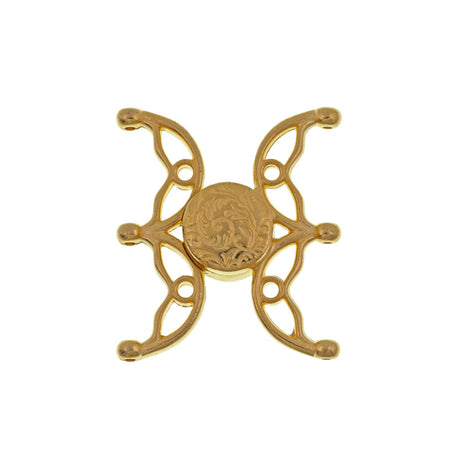 Cymbal Volakas III 8/0 Magnetic Clasp 24kt Gold Plated Plated