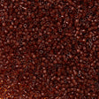 25g Miyuki Delica Seed Bead 11/0 Amber Inside Color Lined Cinnamon DB1392
