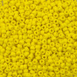 Miyuki Round Seed Bead 6/0 Matte Opaque Yellow (404F)