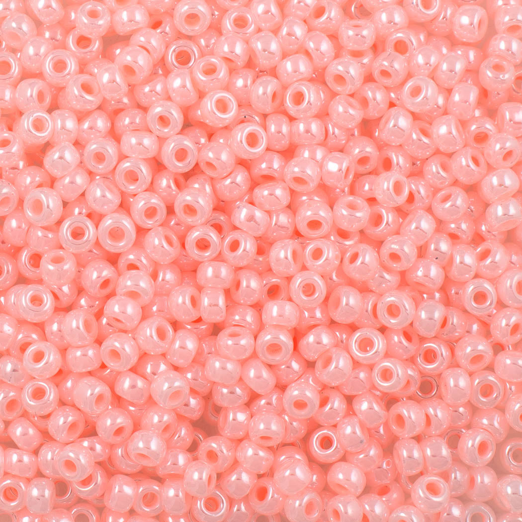 Miyuki Round Seed Bead 6/0 Pale Pink Ceylon (517)