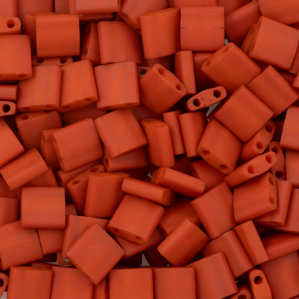 Miyuki Tila Seed Bead Opaque Matte Terra Cotta 10g TL2315 – Aura