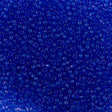 Toho Round Seed Bead 11/0 Transparent Cobalt (8)