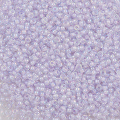 50g Miyuki Round Seed Bead 11/0 Lilac Lined AB (2211)