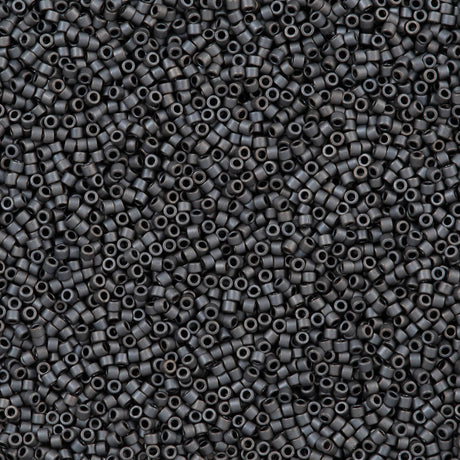 Miyuki Delica Seed Bead 11/0 Matte Charcoal DB306