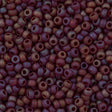 Czech Seed Bead 8/0 Garnet Matte AB (91120M)